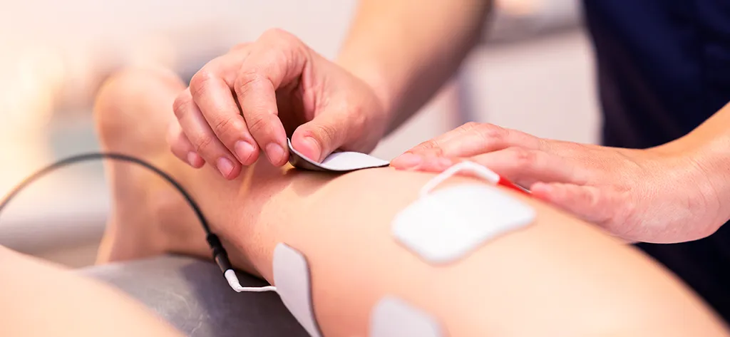 Representação de uma eletromiografia